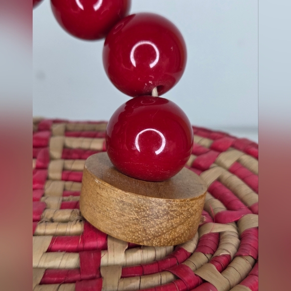 Caterina Mina Stylish 8"x6" Woven Basket Bag From Brazilian Designer - Picture 9 of 16